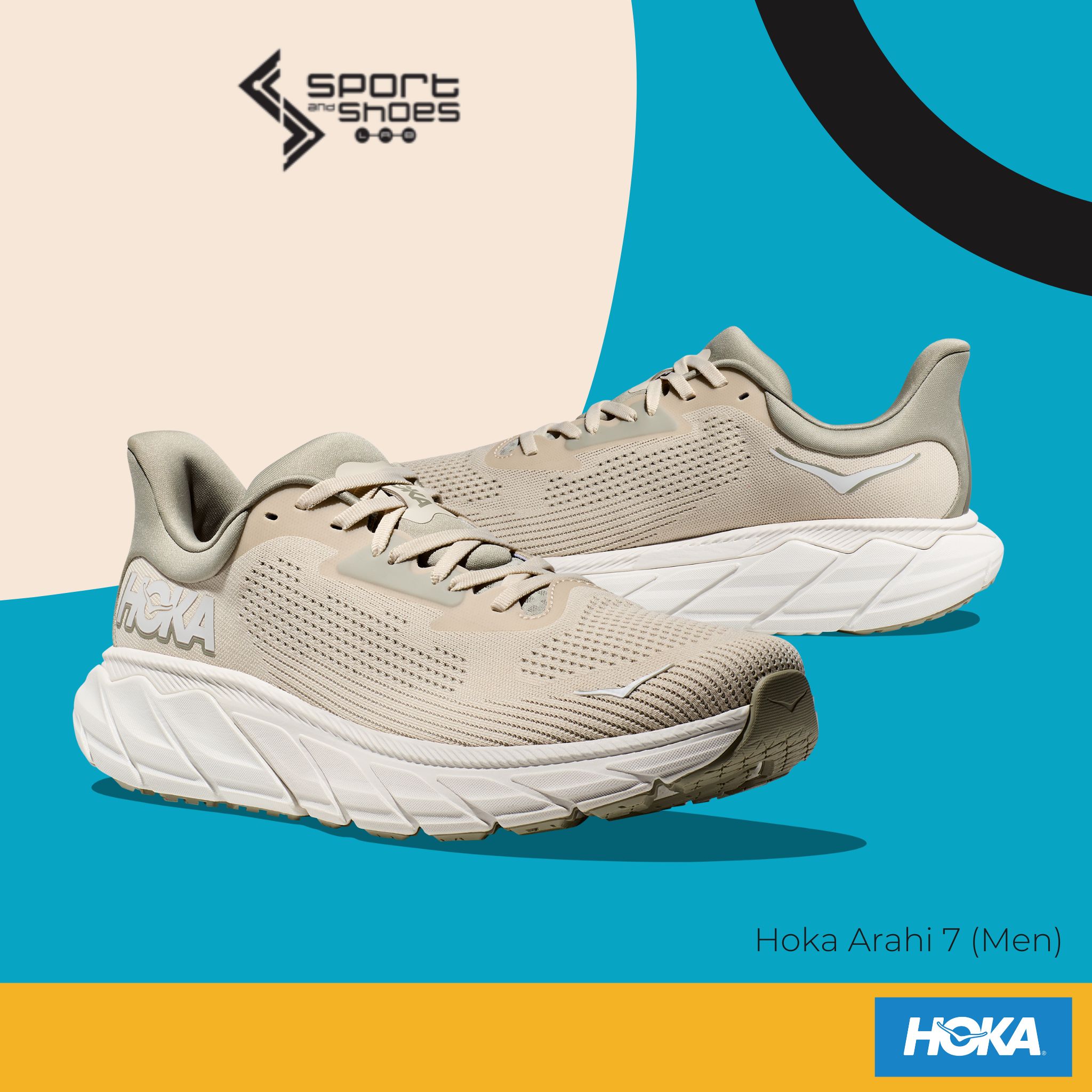 Hoka Arahi7 WIDE (M) (1147870-OKB)